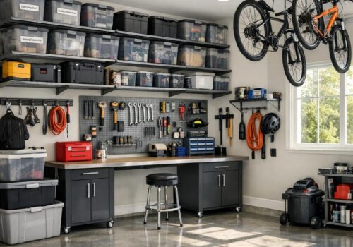 Mehr Platz in der Garage: Clevere Stauraum-Ideen