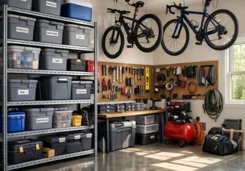 Ordnung in der Garage: Einfache Lösungen für mehr Überblick